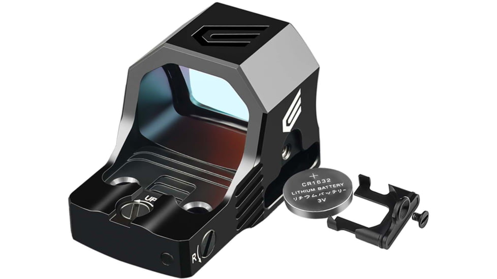 Cyelee Optics CAT X PRO Reflex Red Dot Sight, 1x21x16.5mm, 3 MOA Dot/30 MOA Circle, Black, X003ZVATAX