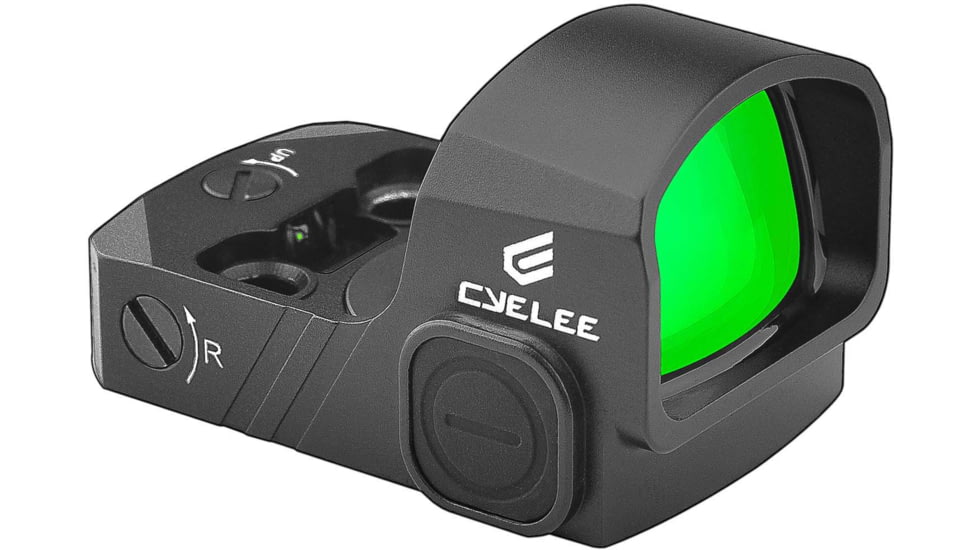 Cyelee Optics CAT0-G Reflex Red Dot Sight, 1x22x16mm, 3 MOA Dot, Black, X004ER30HV