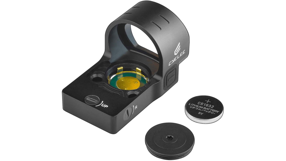 Cyelee Optics Chameleon-GSRS8 Reflex Red Dot Sight, 1x26.5x22.5mm, 8 MOA Dot, Black, X004G5BOQF