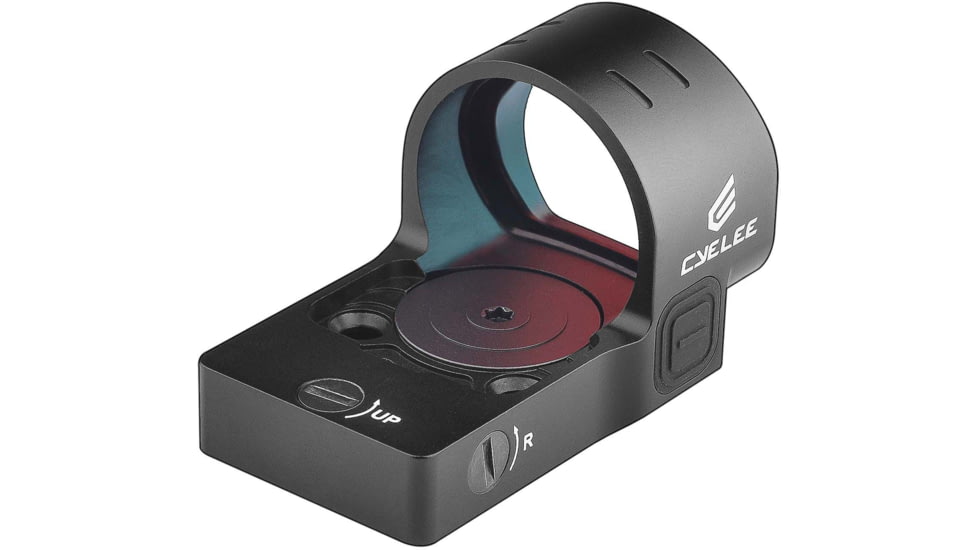 Cyelee Optics Chameleon-SRS8 Reflex Red Dot Sight, 1x26.5x22.5mm, 8 MOA Dot, Black, X004G5E9CB