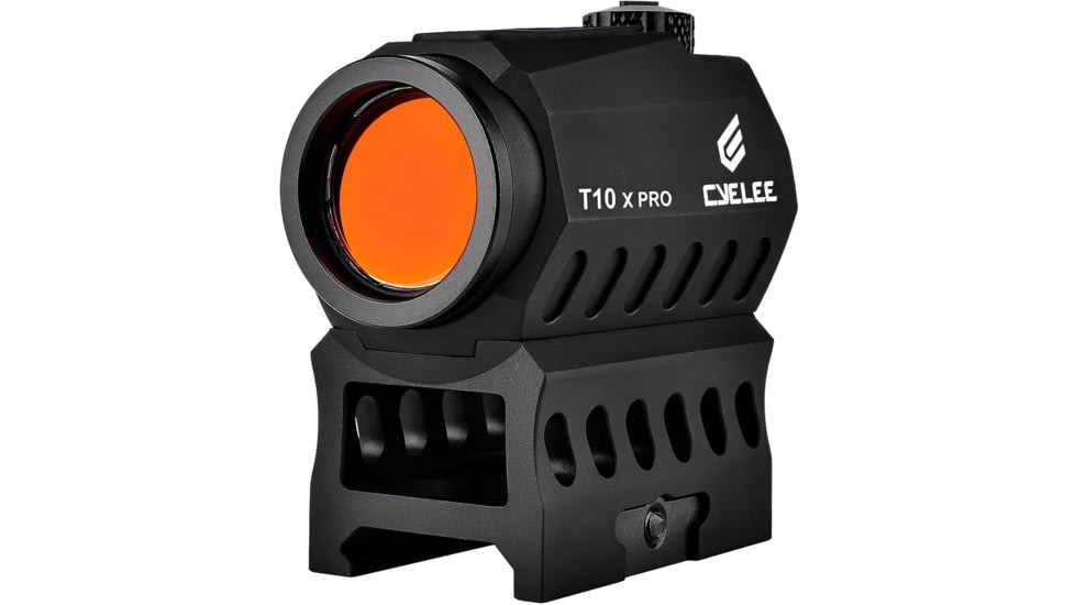 Cyelee Optics T10 X PRO Reflex Red Dot Sight, 1x20mm, 2 MOA Dot/30 MOA Circle, Black, X004CV26XX