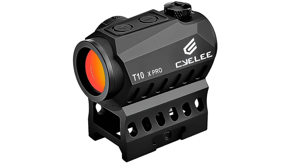 Cyelee Optics T10 X PRO Reflex Red Dot Sight, 1x20mm, 2 MOA Dot/30 MOA Circle, Black, X004CV26XX