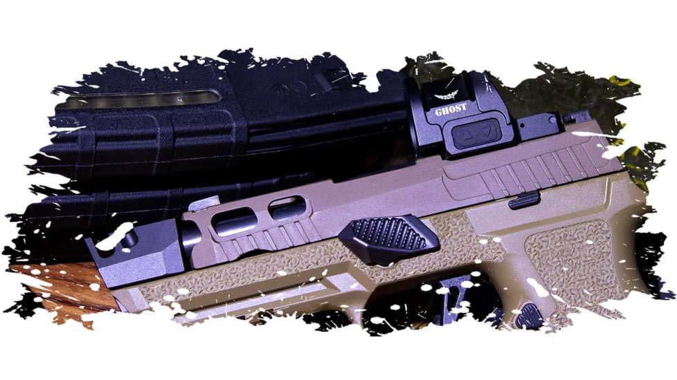 Cyelee Optics Ghost HDG Reflex Red Dot Sight, 1x26.5x22.5mm, 2 MOA Dot/26 MOA Circle, Black, X0044ECYKX