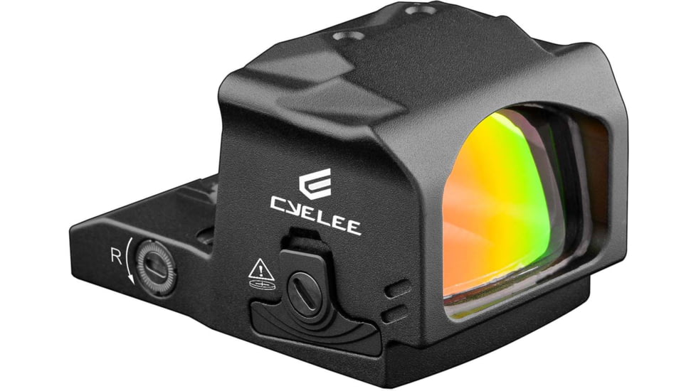 Cyelee Optics Wolf EDG Reflex Red Dot Sight, 1x23x16mm, 3 MOA Dot, Black, X004I4BUNL