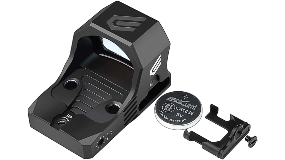 Cyelee Optics Wolf PRO Reflex Red Dot Sight, 1x24x17mm, 3 MOA Dot, Black, X003QODIHF