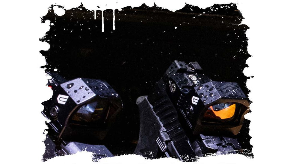 Cyelee Optics Wolf X PRO Reflex Red Dot Sight, 1x24x17mm, 2 MOA Dot/26 MOA Circle, Black, X003ZV8QY9