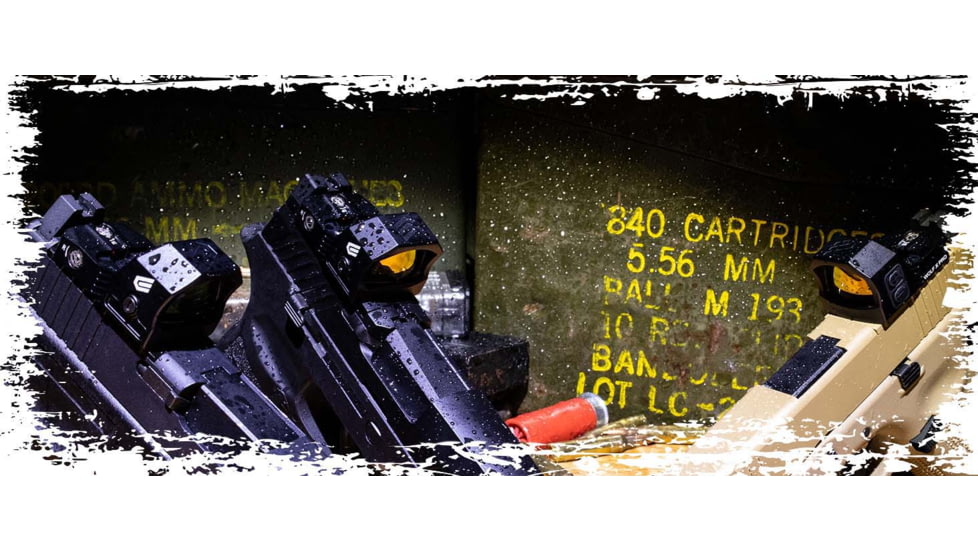 Cyelee Optics Wolf X PRO Reflex Red Dot Sight, 1x24x17mm, 2 MOA Dot/26 MOA Circle, Black, X003ZV8QY9