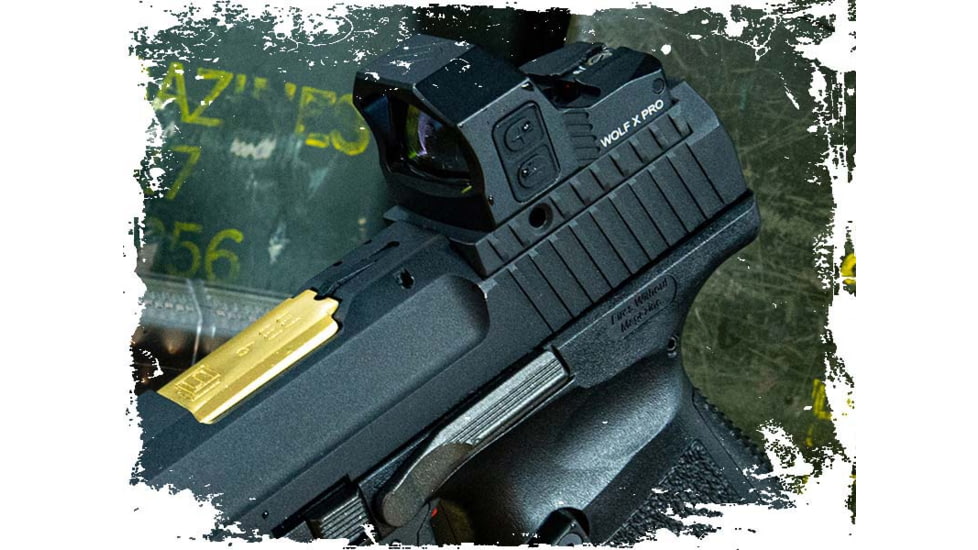 Cyelee Optics Wolf X PRO Reflex Red Dot Sight, 1x24x17mm, 2 MOA Dot/26 MOA Circle, Black, X003ZV8QY9