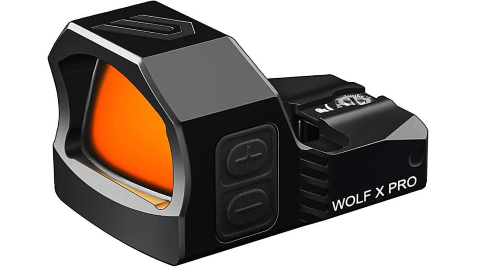 Cyelee Optics Wolf X PRO Reflex Red Dot Sight, 1x24x17mm, 2 MOA Dot/26 MOA Circle, Black, X003ZV8QY9