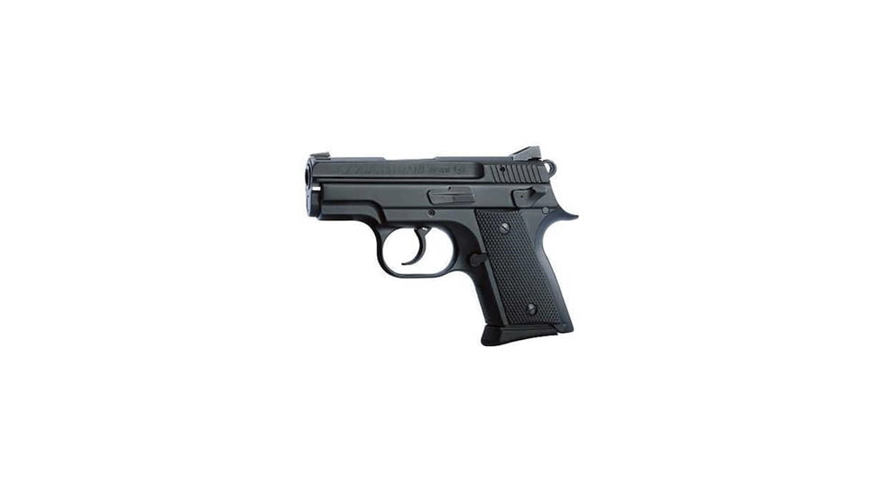 CZ-USA 2075-RAMI-BD Pistol, 9mm Luger, 3in barrel, aluminum alloy frame, black rubber grip, recoil operated semi-automatic, fixed, 10 round magazine, CZ2075RAMIBD9MM31FRRMPG