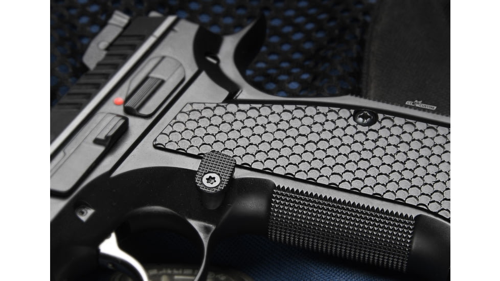CZ Custom Mikro Pocket CZ 75 B, CZ 75 SP-01, CZ 75 SP-01 Tactical, CZ 75 SP-01 Shadow, CZ Shadow 2, CZ 75 Shadow, Pistol Grip Panels, Black, 10386