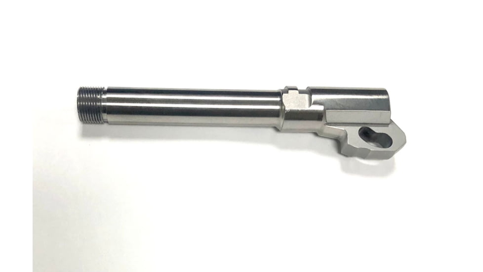 CZ Custom CZ 75 Compact 9mm Luger Threaded Pistol Barrel, 4.22 in, 1-16, Polished, Silver, 30143