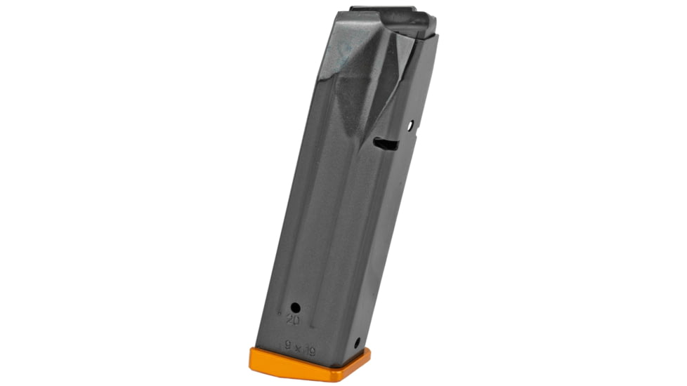 CZ-USA CZ 75 TS/75 TS Czechmate Pistol Magazine, 9mm Luger, 20 Round, Black, 1 Pack, Steel, 11175-20RD
