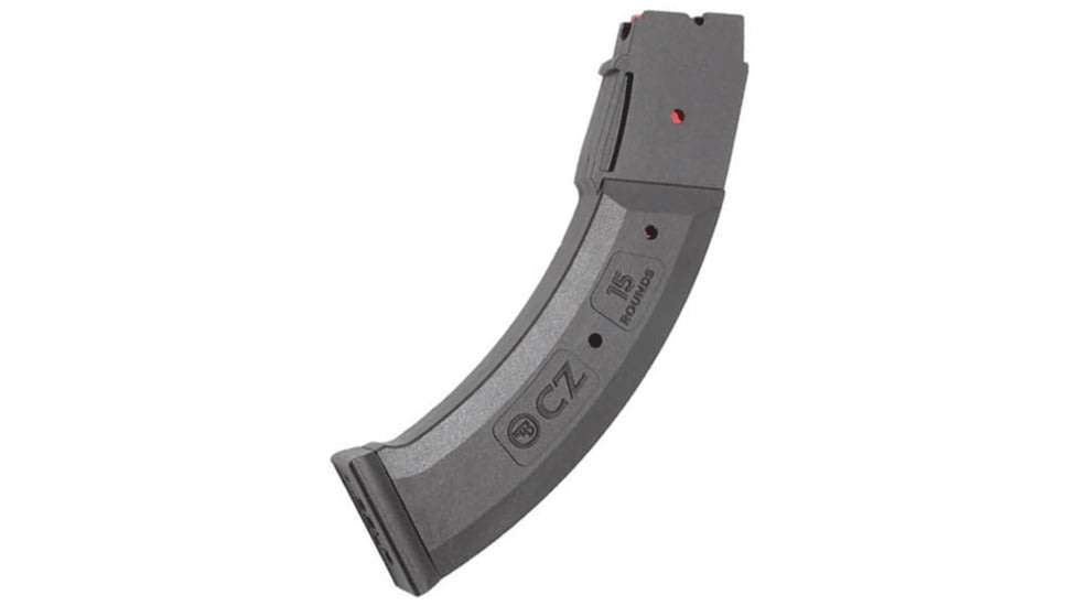 CZ-USA 457/512/455/453/452 22LR/17HM2 15 Rounds Polymer Rifle Magazine, Black, 12021