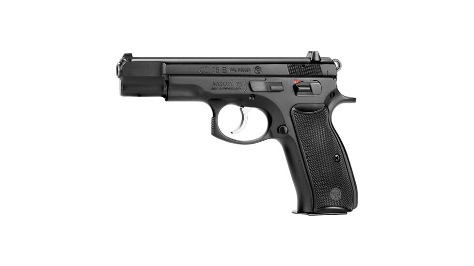 CZ-USA 75-B 50Th Anniversary FS Semi Auto Pistol, 9mm Luger, 4.7 in Barrel