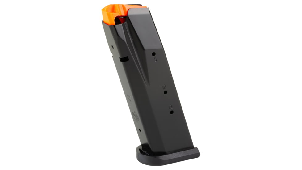 CZ-USA P-10 F .45 ACP 13 Rounds Reverse&amp;Ambi Pistol Magazine, Black, 13, 11490