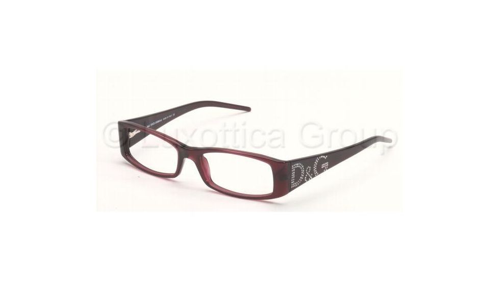D&amp;G DD 1103B Eyeglasses Styles Purple Pearl Frame w/Non-Rx 50 mm Diameter Lenses, 615-5016, DandG DD 1103B Eyeglasses Styles Purple Pearl Frame w/Non-Rx 50 mm Diameter Lenses