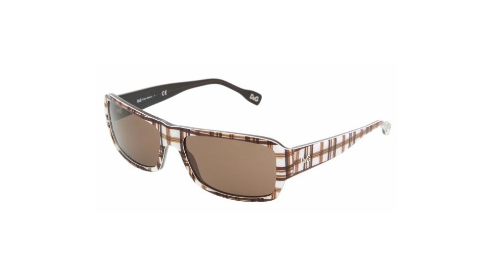 D&amp;G DD 3060 Sunglasses Styles - Check On Brown Brown Frame, 177673-5916