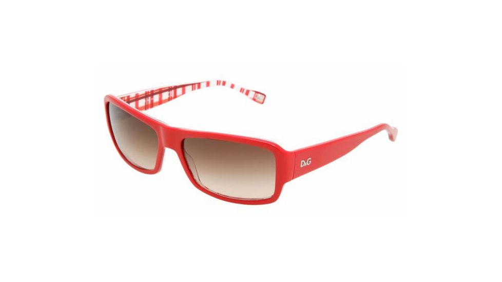 D&amp;G DD 3060 Sunglasses Styles - Red On Check Brown Gradient Frame, 177413-5916