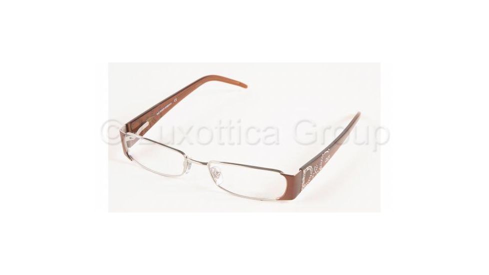 D&amp;G DD 5021B Eyeglasses Styles 033 Silver Frame w/Non-Rx 50 mm Diameter Lenses, 033-5017, DandG DD 5021B Eyeglasses Styles 033 Silver Frame w/Non-Rx 50 mm Diameter Lenses