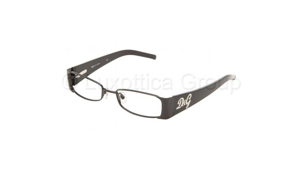 D&amp;G Eyeglasses DD5049 with No-Line Progressive Rx Prescription Lenses, Select Frame Color / Lens Diameter Black Frame / 49 mm Prescription Lenses