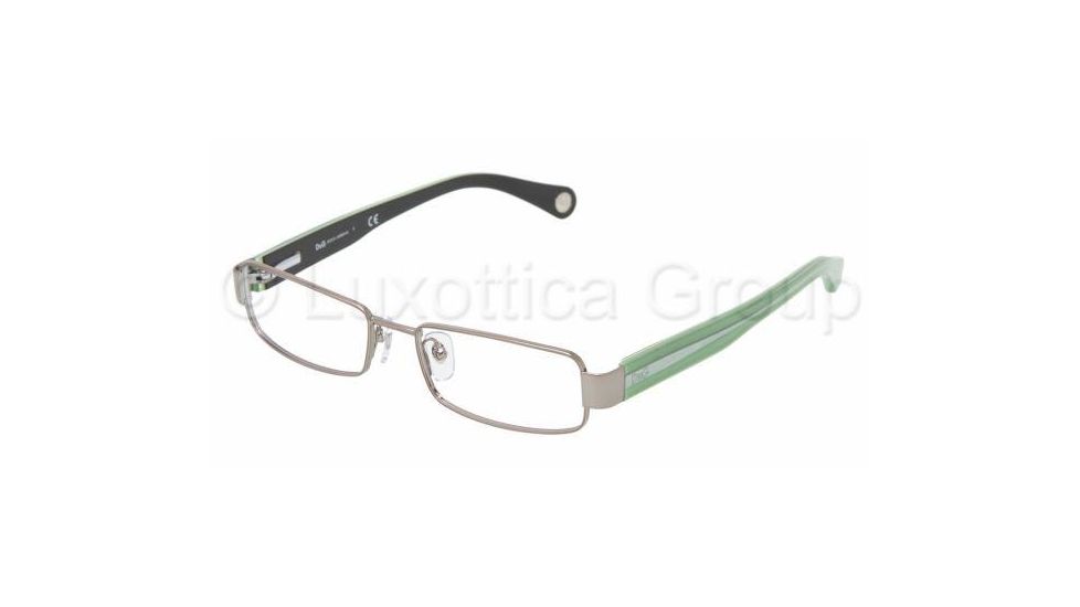 D&amp;G DD 5061 Eyeglasses Styles - 354 Gunmetal Frame w/Non-Rx 50 mm Diameter Lenses, 354-5016