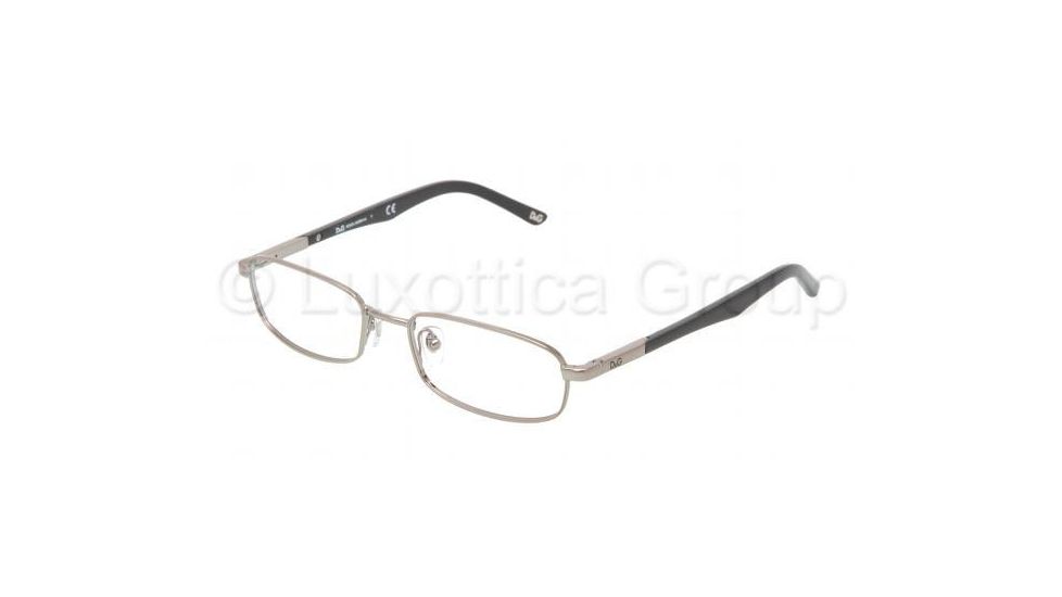 D&amp;G DD 5062 Eyeglasses Styles - Gunmetal Frame w/Non-Rx 50 mm Diameter Lenses, 079-5017
