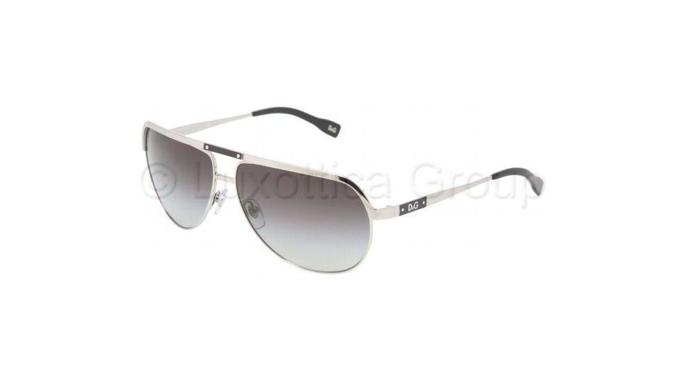 D&amp;G DD6065 Progressive Prescription Sunglasses DD6065-166-8G-6313 - Lens Diameter: 63 mm, Frame Color: Silver