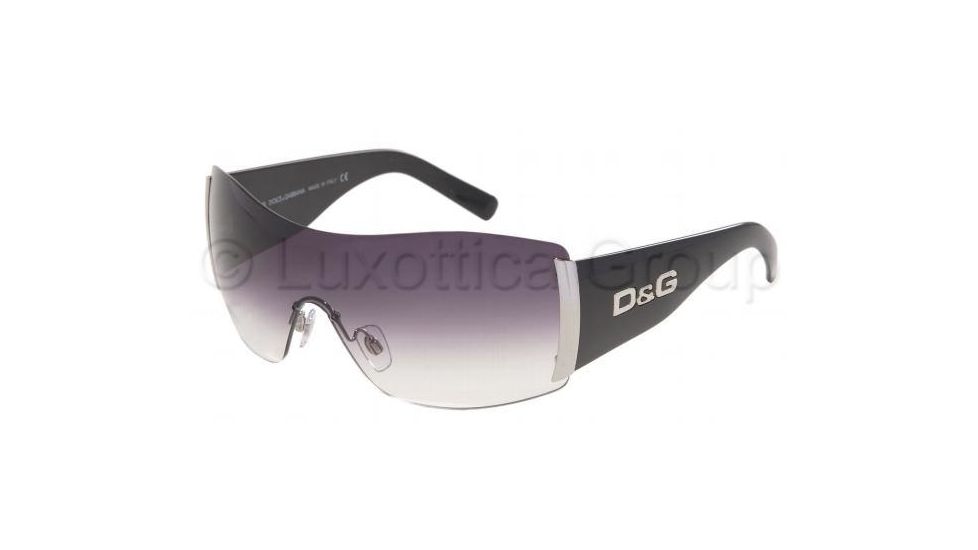 D&amp;G DD 8039 Sunglasses Styles Black Frame / Gray Gradient Lenses, 501-8G-0131, DandG DD 8039 Sunglasses Styles Black Frame / Gray Gradient Lenses