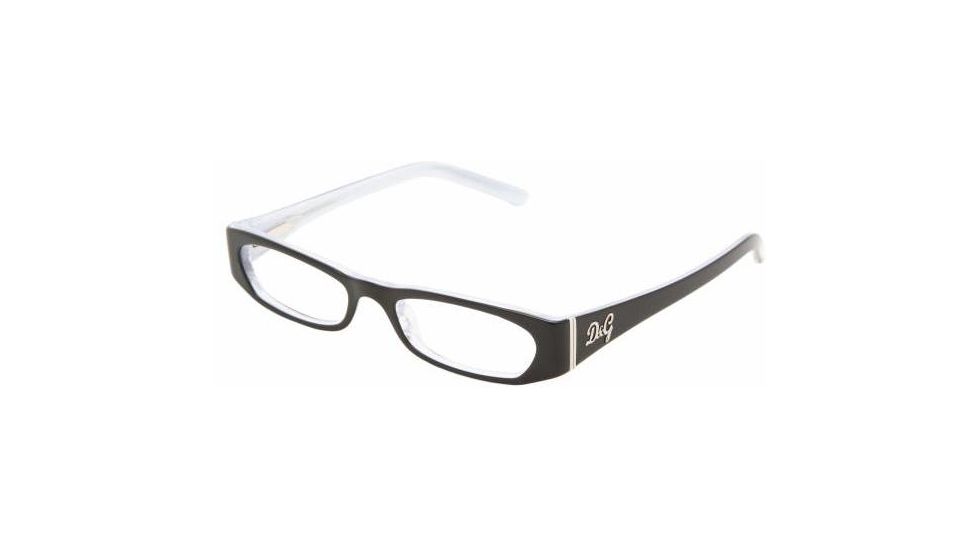 DandG DD1154 #827 - Black On Ice Striped Frame, Demo Lens Lenses