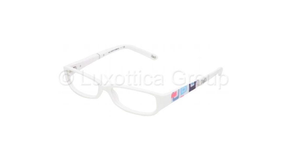 D&amp;G DD1169 Progressive Prescription Eyeglasses 981-5215 - White 