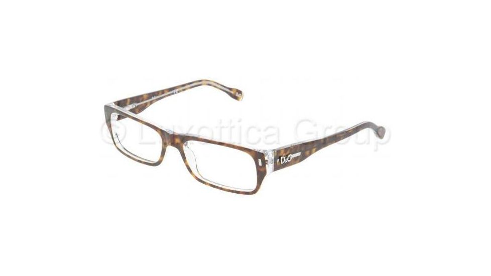 D&amp;G DD1204 Progressive Prescription Eyeglasses 556-5116 - Havana On Crystal 