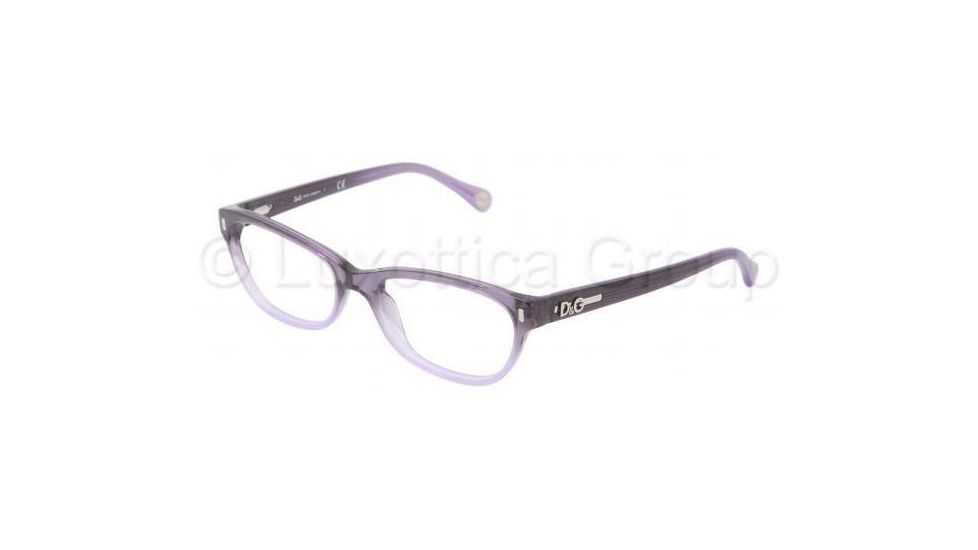 D&amp;G DD1205 Single Vision Prescription Eyeglasses 1674-5017 - Violet Gradient Frame
