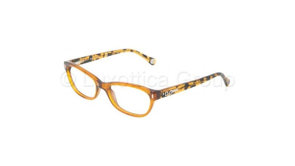 D&amp;G DD1205 Single Vision Prescription Eyewear 1837-5017 - Transparent Light Brow 