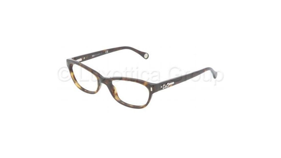 D&amp;G DD1205 Single Vision Prescription Eyewear 502-5017 - Havana 