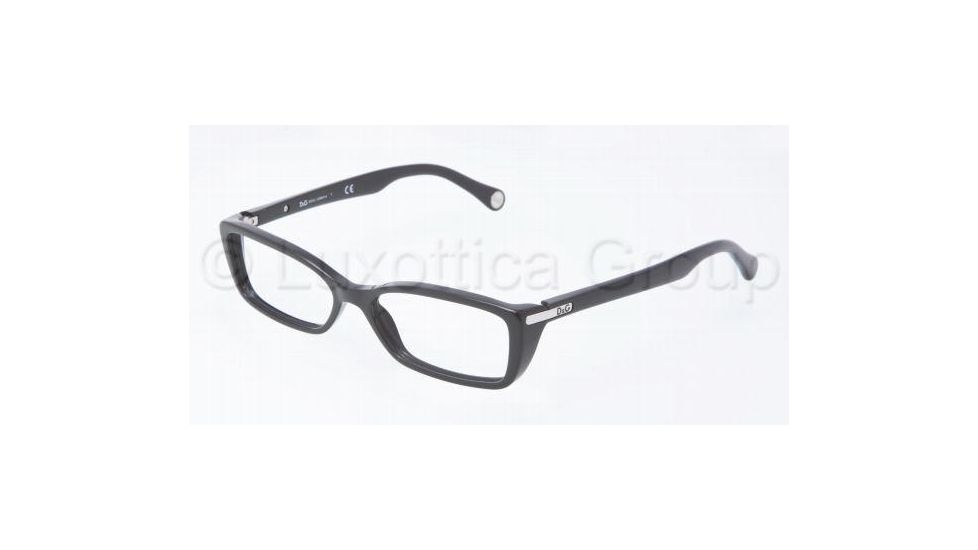 D&amp;G DD1219 Single Vision Prescription Eyewear 501-5115 - Black 