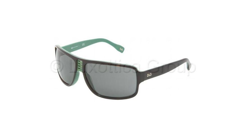 D&amp;G DD3045 Sunglasses 940/87-6313 - Havana On Green Gray