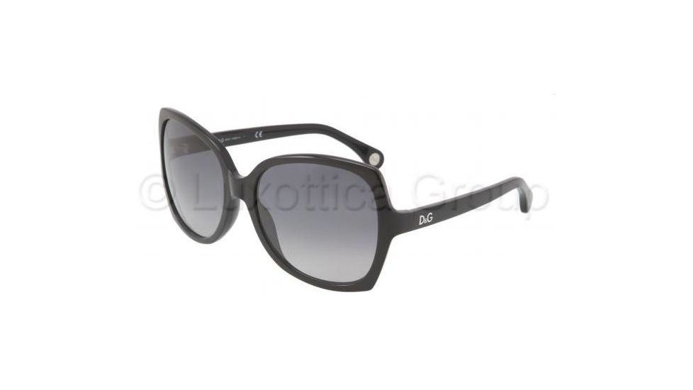 D&amp;G DD3063 Progressive Prescription Sunglasses DD3063-501-8G-5817 - Frame Color: Black, Lens Diameter: 58 mm