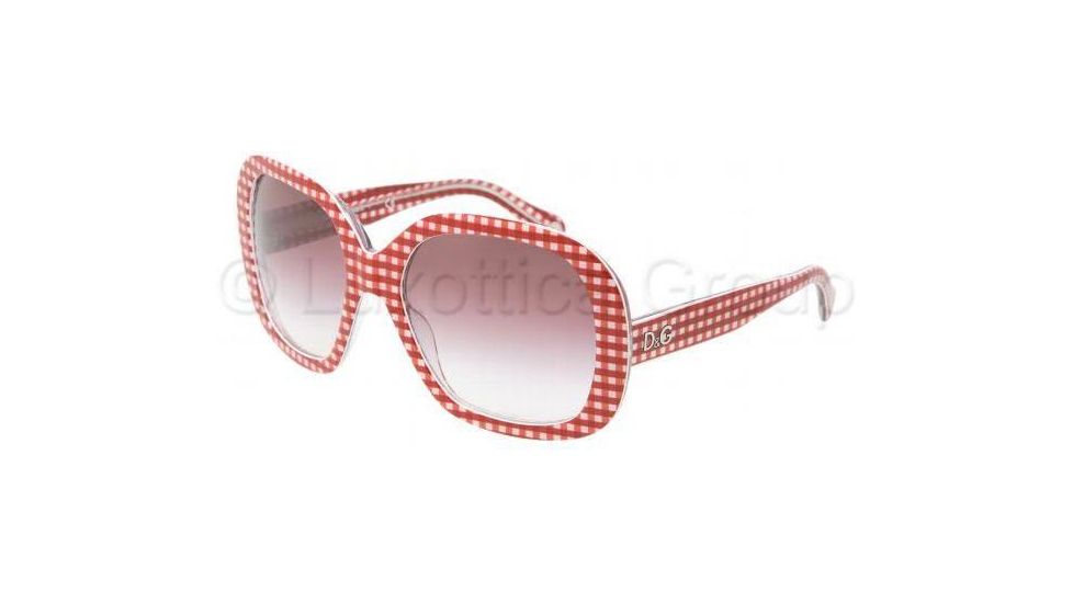 D&amp;G DD3064 Sunglasses 18818H-5819 - Red Pic Nic Violet Gradient