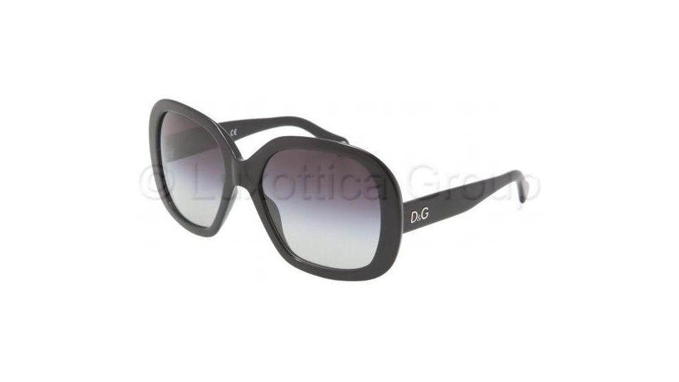 D&amp;G DD3064 Sunglasses 501/8G-5819 - Black Gray Gradient