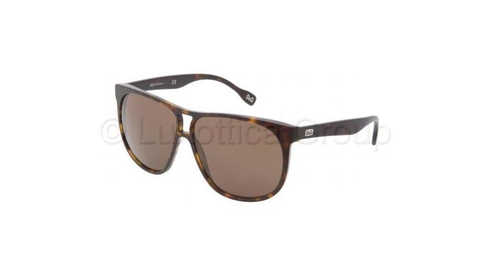 D&amp;G DD3076 Progressive Prescription Sunglasses DD3076-502-73-5911 - Frame Color Havana, Lens Diameter 59 mm