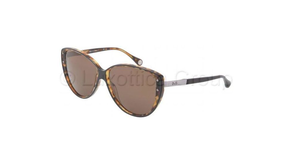 D&amp;G VINTAGE DD3079 Progressive Prescription Sunglasses DD3079-197973-5715 - Lens Diameter 57 mm, Frame Color Dark Gray / Havana