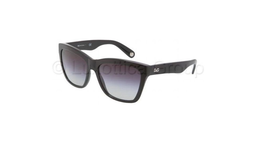 D&amp;G Lettering DD3080 Bifocal Prescription Sunglasses DD3080-501-8G-5617 - Frame Color Black, Lens Diameter 56 mm