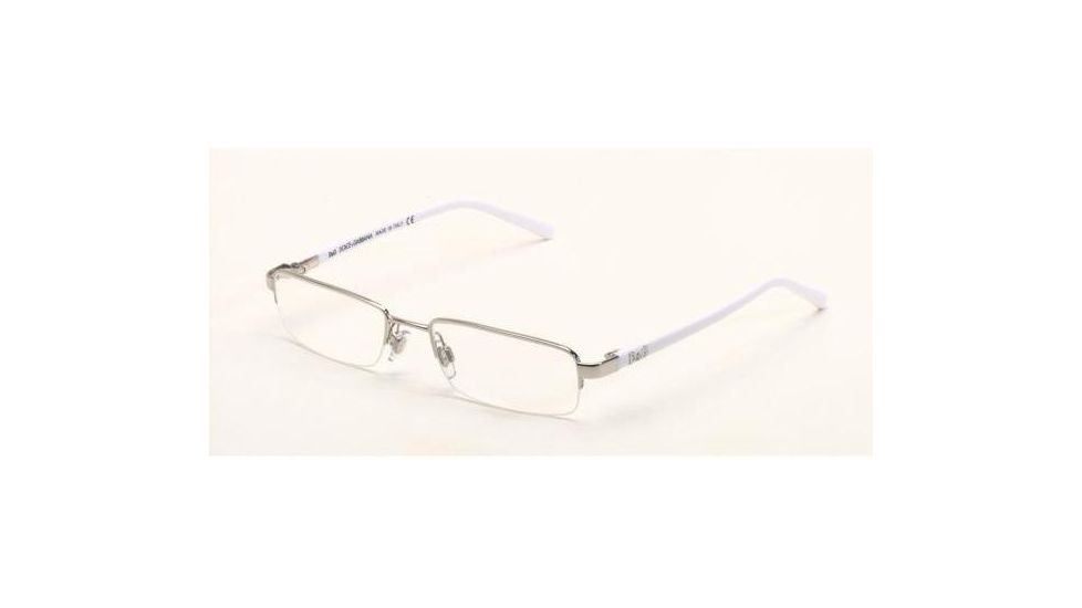 D&amp;G Eyeglass DD5001 - Blue With Blue Temple Frame / 49 mm Transparent Lenses / 135 mm temple length