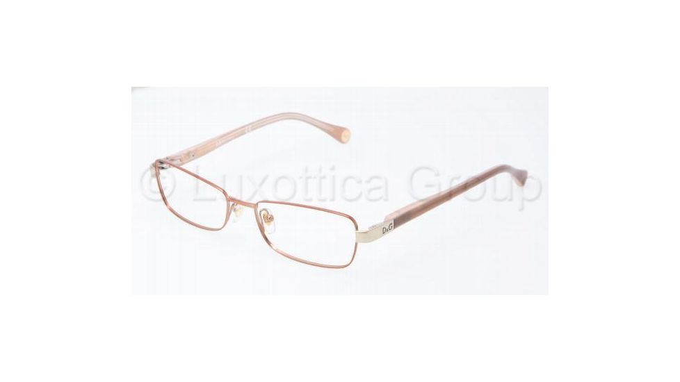 D&amp;G DD5096 Eyeglass Frames 1069-4916 - Brown/Pale Gold 