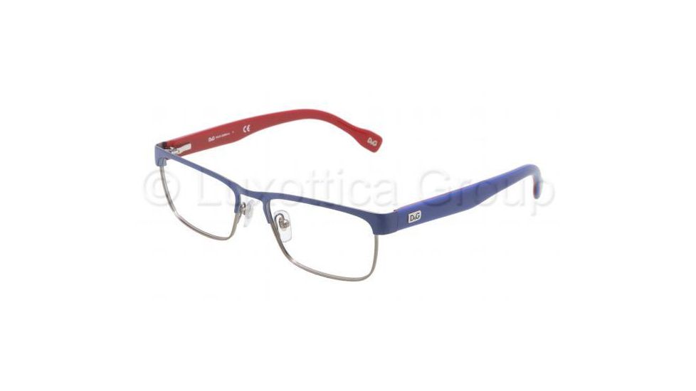 D&amp;G DD5103 Eyeglass Frames 1094-5216 - Gunmetal / Blue Frame, Demo Lens Lenses