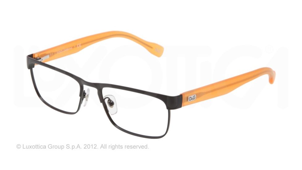 D&amp;G DD5103 Eyeglass Frames 194-52 - Matte Black/Black Frame
