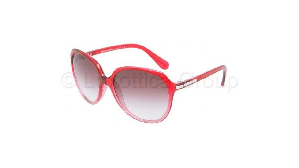 D&amp;G DD8086 Sunglasses 17858H-5916 - Black Cherry Gradient Violet Gradient