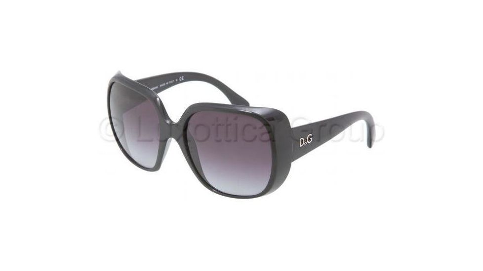 D&amp;G DD8087 Progressive Prescription Sunglasses DD8087-501-8G-5718 - Frame Color: Black, Lens Diameter: 57 mm, Frame Color: Black