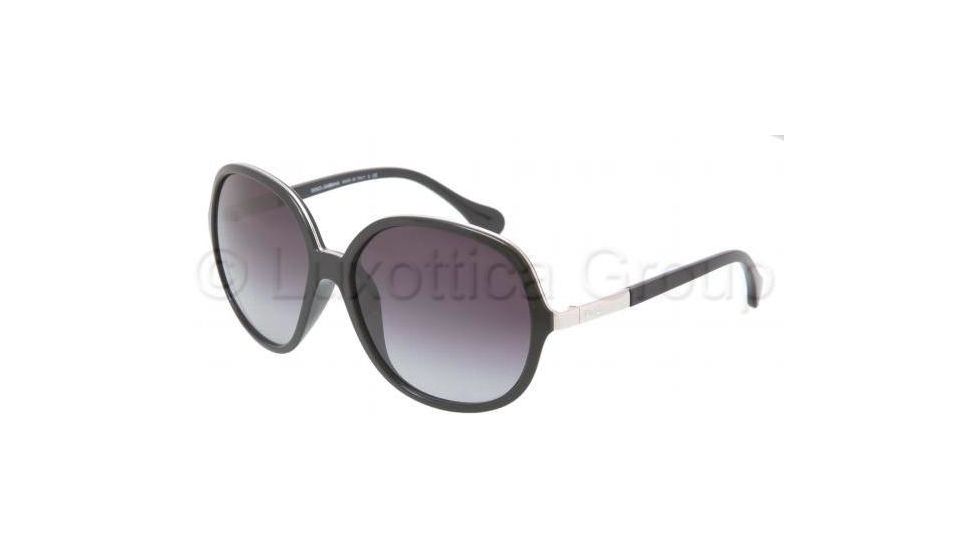 D&amp;G DD8089 Sunglasses 501/8G-5916 - Black Gray Gradient